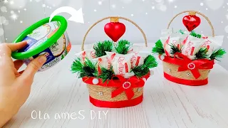 ⭐Из Пластиковой Банки ❤️ Красивый Подарок Своими Руками на Новый Год❤️ DIY Christmas Decor/ Ola ameS