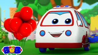 Гонка повітряних куль Пісня + Bob the Train  дошкільне відео для дітей