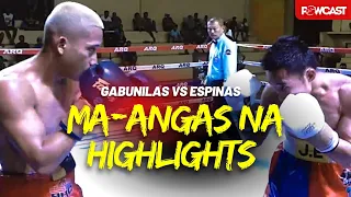 Ang Ma-angas na Highlights! Gabunilas vs Espinas | Boxing Highlights
