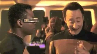 Star Trek Generation: Data drinks alcohol