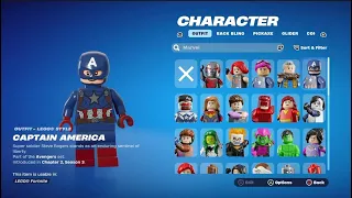 All Lego Marvel + Star Wars Skins