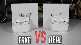 FAKE vs REAL Apple AirPods Pro! - Danny v4.7 Huilian A6 Pro! AirPods Pro SuperCopy Full Comparison!