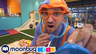 Blippi Visita un Lugar de Juegos (Whiz) - Vídeos Educativos para Niños | Moonbug Kids en Español