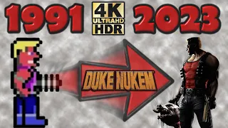 Evolution of Duke Nukem Games 1991-2023 in 4K HDR Max Settings!