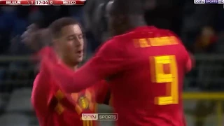 BELGIQUE - MEXICO 3 - 3 GOAL EDEN HAZARD 10 NOVEMBRE 2017