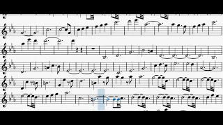 ALTO sax Eugen Doga Waltz My Sweet and Tender Beas Pomorie Sax  sheet music