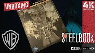 The Nun II 4K UltraHD Blu-ray steelbook unboxing