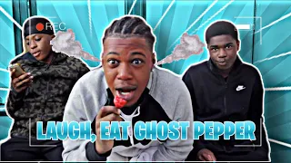 If You LAUGH You Eat *Ghost pepper*🥵🌶 Ft THE MANDEM