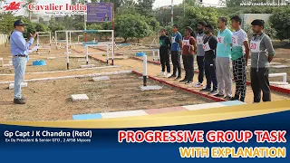 Progressive Group Task & Explanation | Group Captain J K Chandna (Retd) | SSB Coaching in Bangalore.