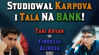 Obrona Caro - Kann - tym razem na OSTRO! || Tari Aryan vs Firouzja Alireza, 2020