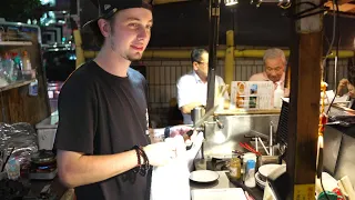 【Sequel】A young Japanese food stall master from France! A day of anime lover Jeff! 屋台 赤ちょうちん