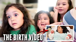 The Girls React to their Birth Video - itsjudyslife