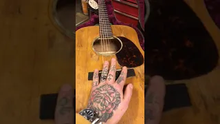 Relic acoustic guitar? This is how i did it.