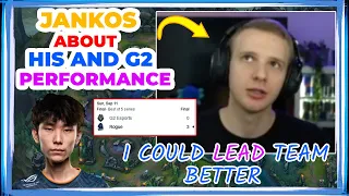 G2 Jankos Talks - I Could LEAD G2 Team Better In LEC Finals