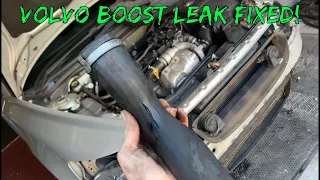 Volvo v50 common boost leak fix