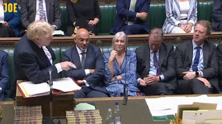 PMQs: Johnson booed by his own MPs