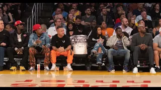 "Celebrity Row" -- Vegas Dave, Kobe Bryant, Kevin Hart, and Migos at the Laker Game