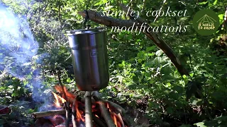 a few STANLEY ADVENTURE COOK SET modifications you can make now! DIY camping mods