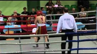 R. Kelpšas vs. L. Abrasimovas. 2012 y. ''Gintarinė pirštinė'' boxing tournament final - 40 kg.