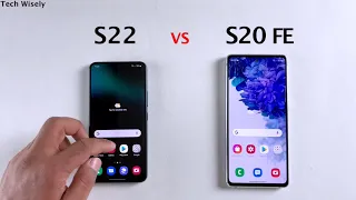 SAMSUNG S22 vs S20 FE - SPEED TEST