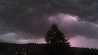 2014-06-09 / Mammatuswolken und anschließendes Unwetter