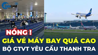 Yêu cầu THANH TRA giá vé máy bay do TĂNG QUÁ CAO | CafeLand