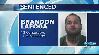 Brandon Lafoga sentenced to 2 consecutive life sentences