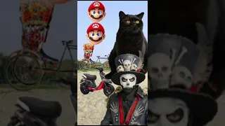 Fire mario head to scooter,rikshaw, toto,, cycle - funny vfxmagical video @Brijwasimasti