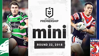 The oldest of rivalry's reignites | Rabbitohs v Roosters Match Mini | Round 22, 2018 | NRL