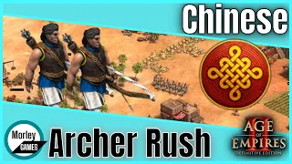 AOE2 Archer Rush | Chinese Build Order