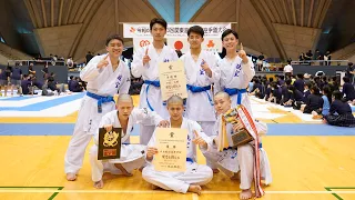 男子団体組手決勝戦 秀明八千代高校 日本航空高校 第53回関東高等学校空手道大会