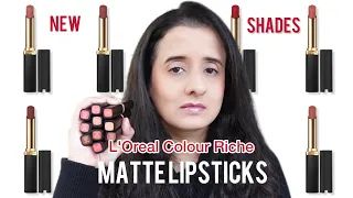 (NEW SHADES) L'Oreal Colour Riche Intense Volume Matte Lipstick | Colors of Life with Fakiha