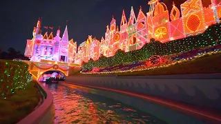 [NEW 2022] ITS A SMALL WORLD HOLIDAY RIDE - DISNEYLAND