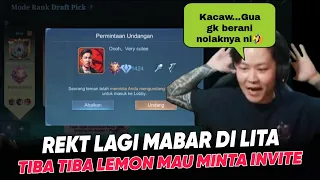 Ngakak!!! REKT Takut Sama LEMON, Lagi Mabar Lita LEMON Mau Minta Invite REKT Gak berani Nolak🤣