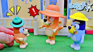 BLUEY Toy Rainy Day Lesson: What If Bingo Didn't Wear a Rain Hat? | Fun Kids' Story