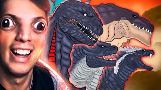 Godzilla Legendary vs Zilla Jr vs Ultima vs Shin Godzilla | BATALHA ÉPICA de GODZILLAS!