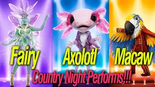 Fairy & Axolotl & Macaw - Country Night Performs!!!