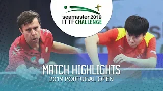 Vladimir Samsonov vs Xu Yingbin | 2019 ITTF Challenge Plus Portugal Open Highlights (1/4)