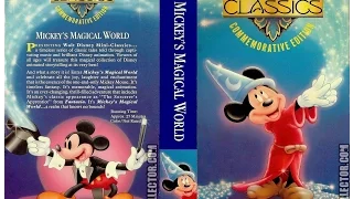 Opening and Closing to Mickey's Magical World 1988 VHS