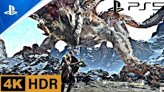 KRATOS VS BIG DRAGON GamePlay | 4k 60FPS HDR+ ULTRA REALISTIC GRAPHICS | PS5 2023 (NO COMMENTARY)