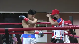 Lloyd Jardeliza vs AI Toyogon round1 #elorde #boxing #UKC