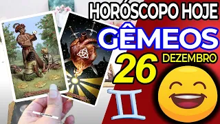 🙏UM NOVO COMEÇO MAIS FORTE💎Horoscopo do dia de hoje GÊMEOS 26 dezembro 2022♊tarô Gêmeos