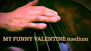 My Funny Valentine medium time Bass Line Play Along Backing Track