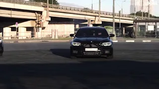 LIMMA MB E63s Drift Moscow BMW M5 F90