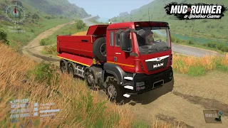 Spintires MudRunner Dong Feng MZKT 7410 Monster Dump Truck Driving Uphill | 2023