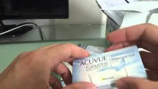 1-800 Contacts Unboxing of Acuvue Oasys for Astigmatism