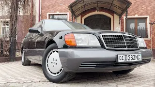 RAREST MANUEL W140 MERCEDES S CLASS !MERCEDES 300SE Full review ! Test drive #w140