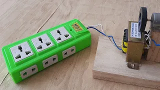 How to Make 220V Electricity generator with Transformer