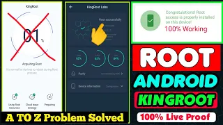 How To Root With KingRoot Any Android 2023 KingRoot is Working In Android 11 10 9 8.1 Fix 1% Problem