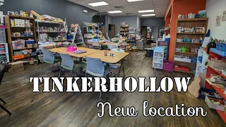 Finally new TinkerHollow location tour. let's craft!